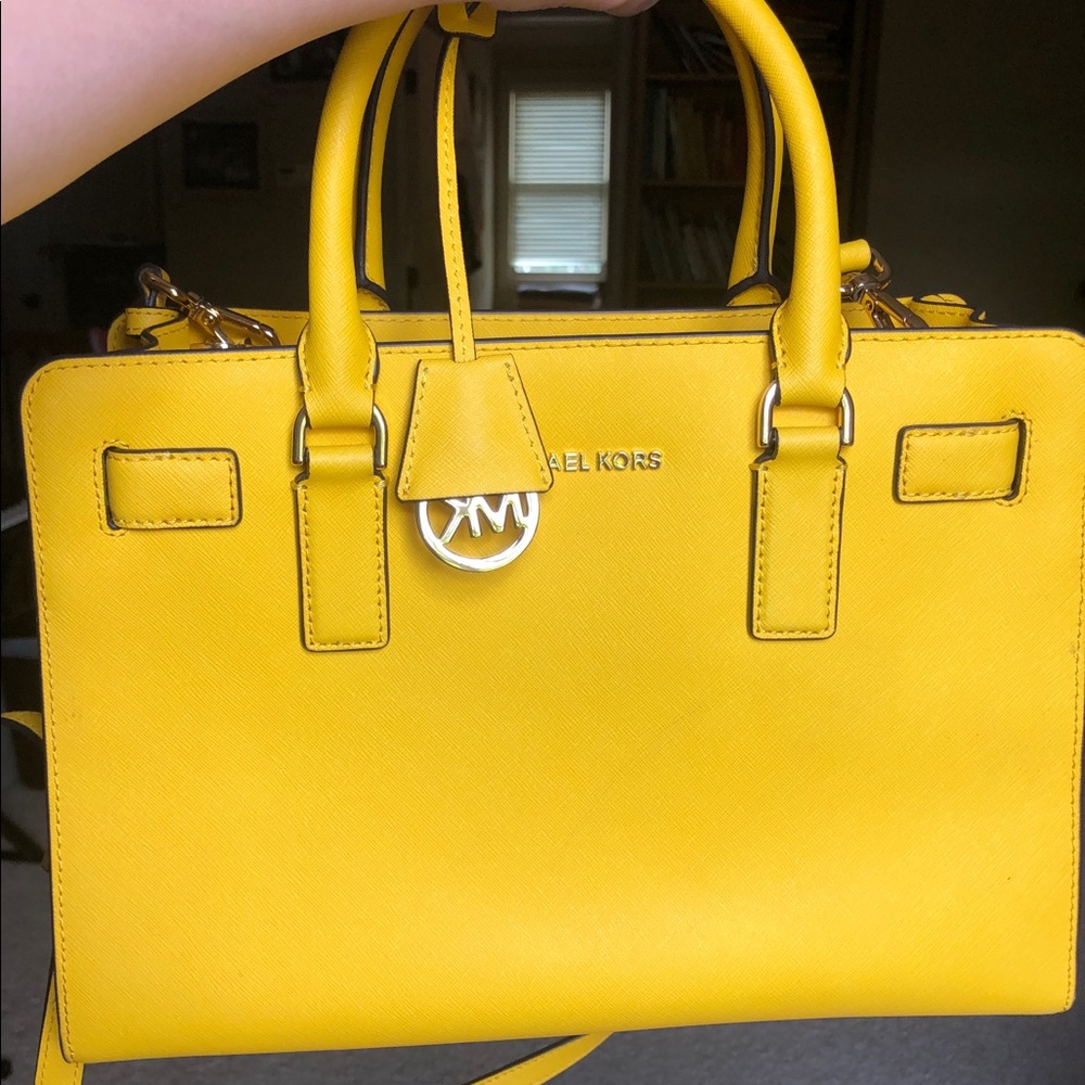 Michael Kors Sunflower Satchel (New With Tags)